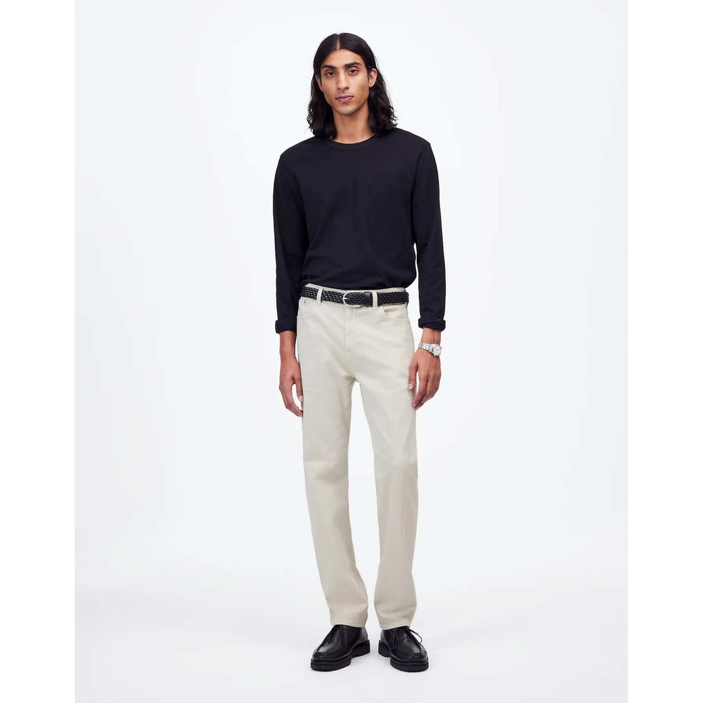 MADEWELL The Allday‎ 1991 Straight Pant 34x34 Cream Off White Chino NEW NS352